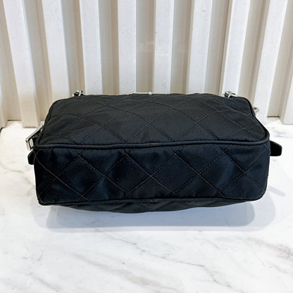Prada Quilted Tessuto Nylon Shoulder Bag