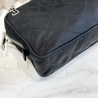 Prada Quilted Tessuto Nylon Shoulder Bag