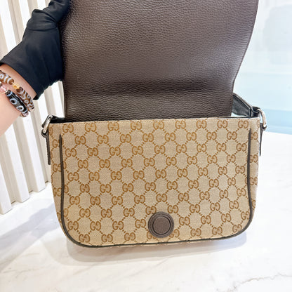 Gucci GG Canvas Messenger Bag
