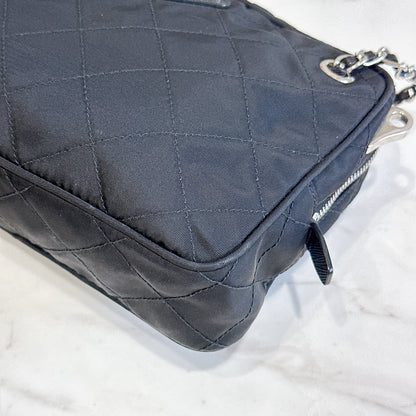Prada Quilted Tessuto Nylon Shoulder Bag