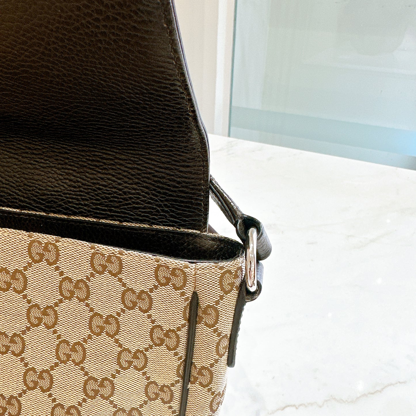 Gucci GG Canvas Messenger Bag