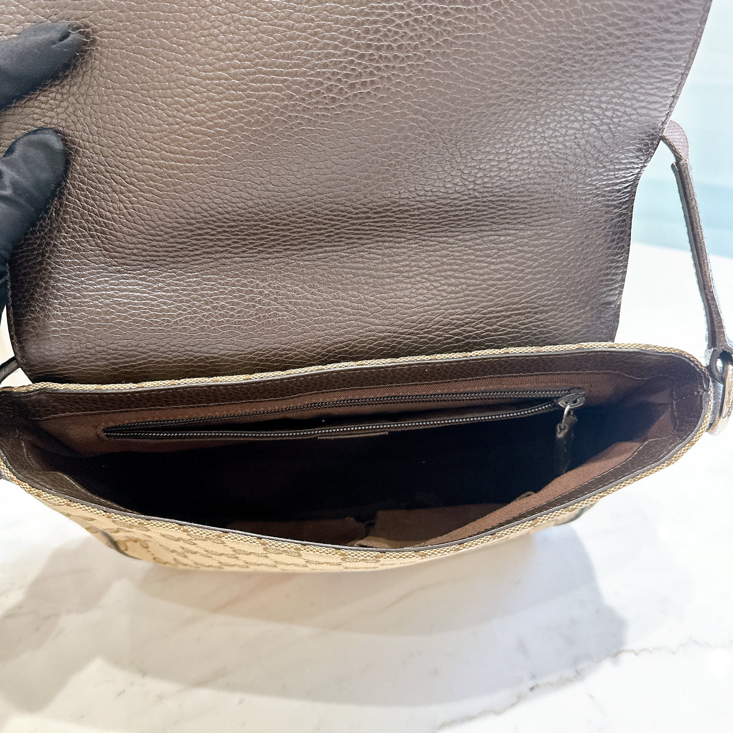 Gucci GG Canvas Messenger Bag