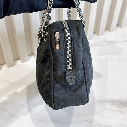 Prada Quilted Tessuto Nylon Shoulder Bag
