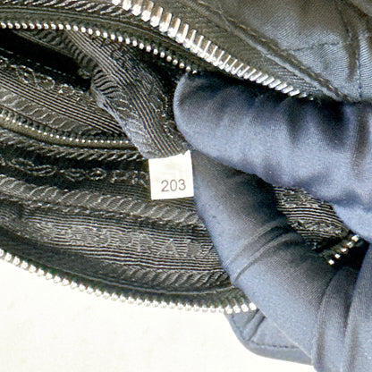 Prada Quilted Tessuto Nylon Shoulder Bag