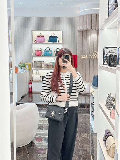 LV Soul Trunk Taurillon in Ultra Black