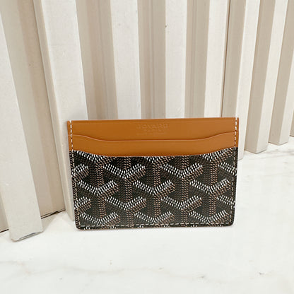 Goyard Sulpice Card Holder In Tan