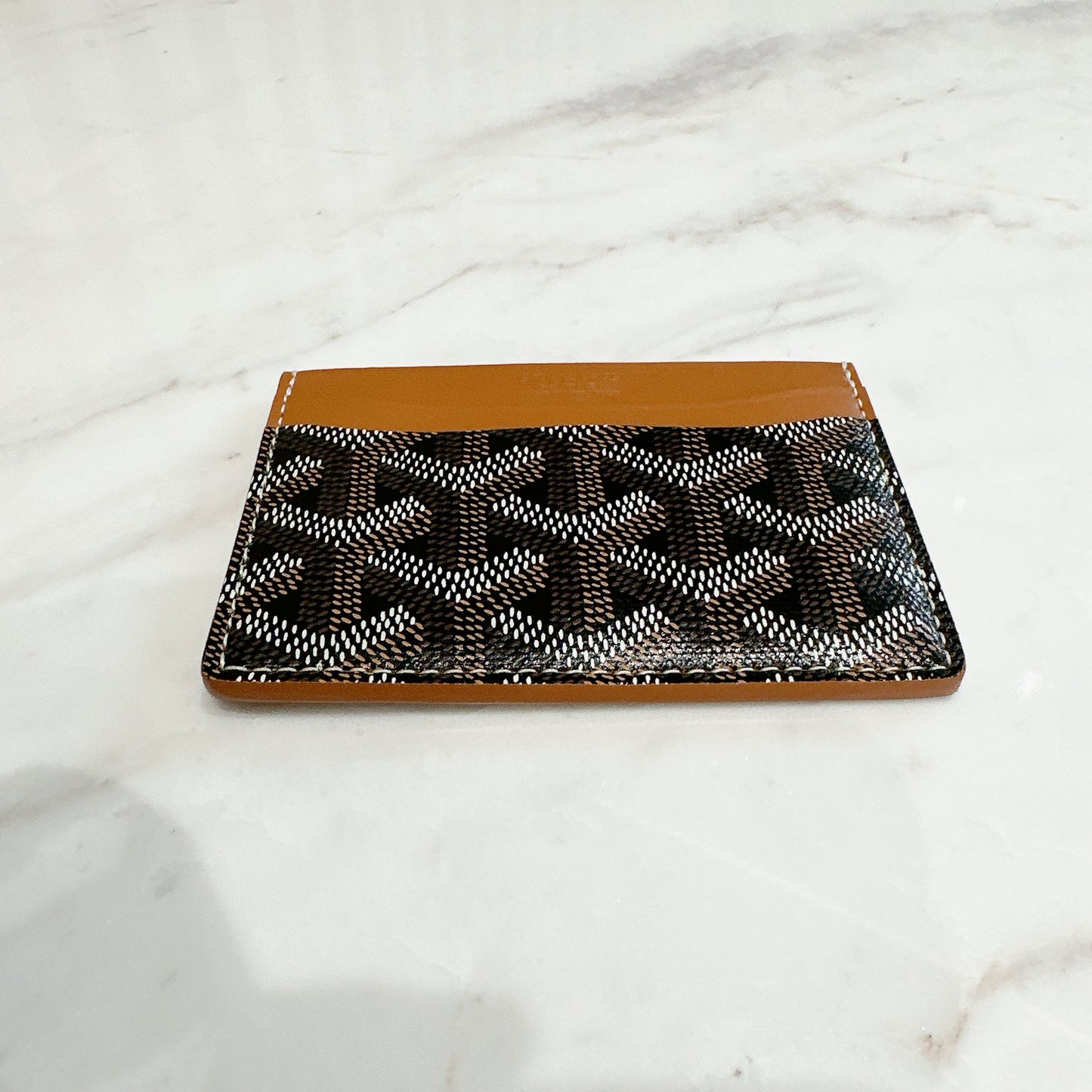 Goyard Sulpice Card Holder In Tan