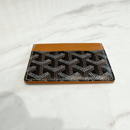 Goyard Sulpice Card Holder In Tan