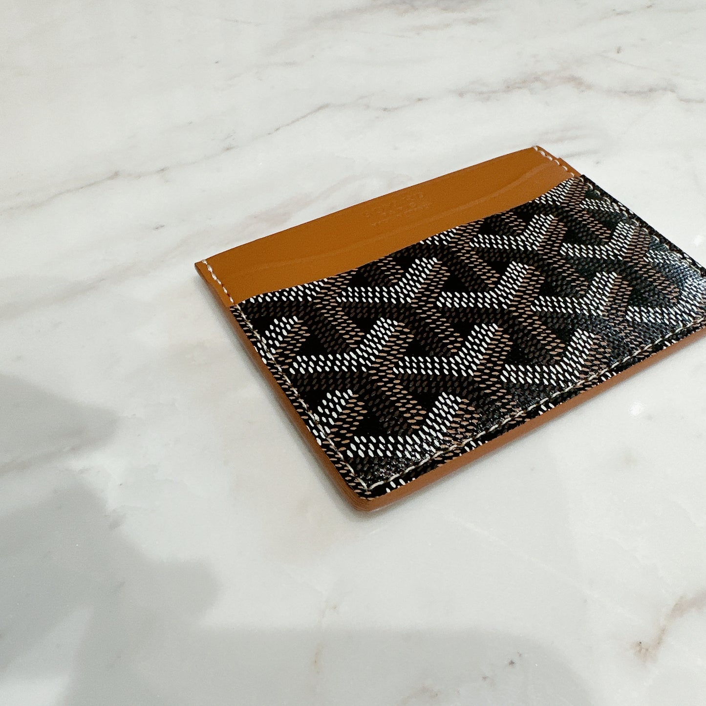 Goyard Sulpice Card Holder In Tan