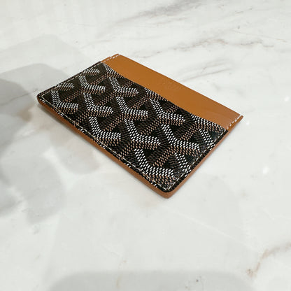 Goyard Sulpice Card Holder In Tan