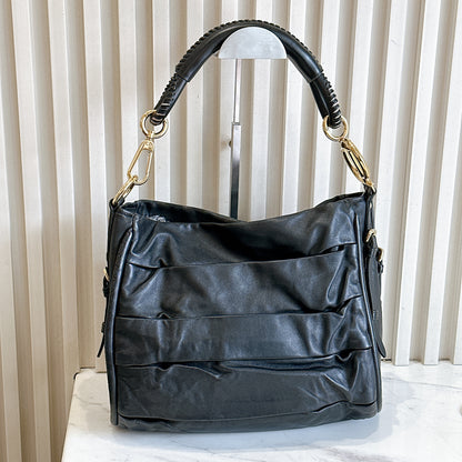 Dior Libertine Hobo in Black Lambskin