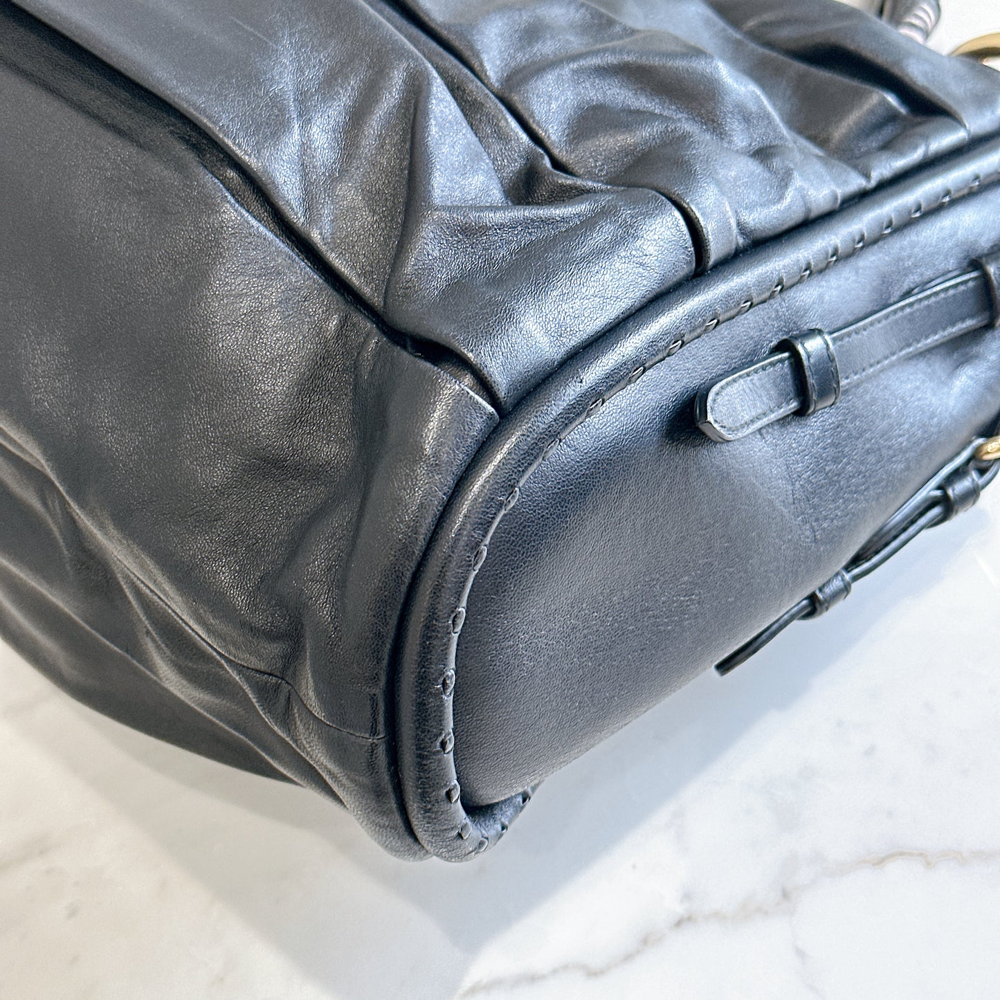 Dior Libertine Hobo in Black Lambskin