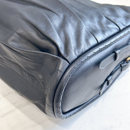 Dior Libertine Hobo in Black Lambskin