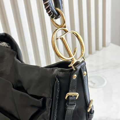 Dior Libertine Hobo in Black Lambskin