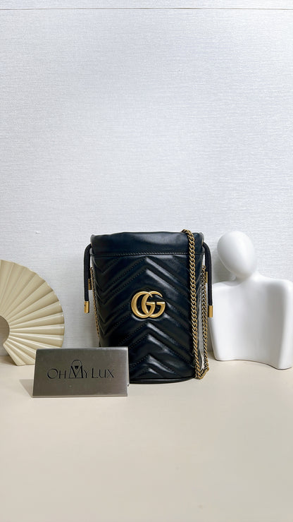 Gucci GG Marmont Small Bucket Bag