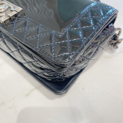 Chanel Boy Patent Reverso Boy Flap