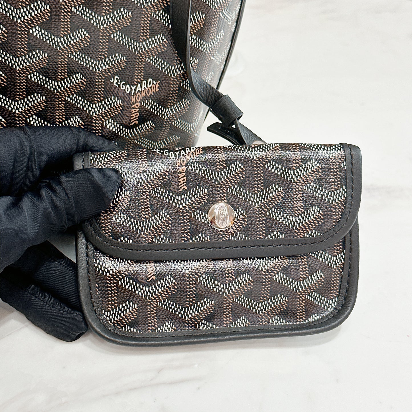 Goyard Mini Anjou in Black