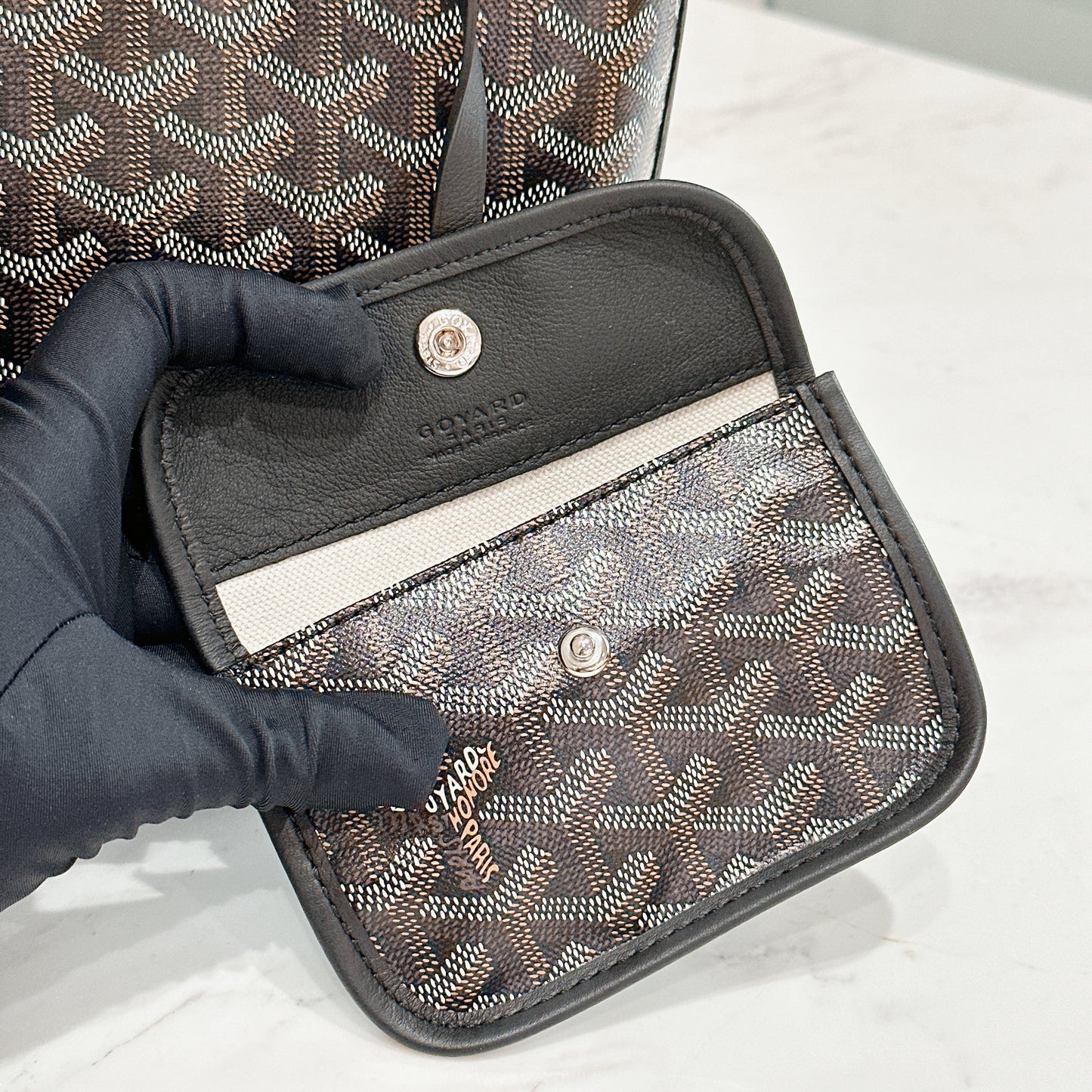 Goyard Mini Anjou in Black