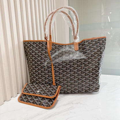 Goyard St Louis in Tan