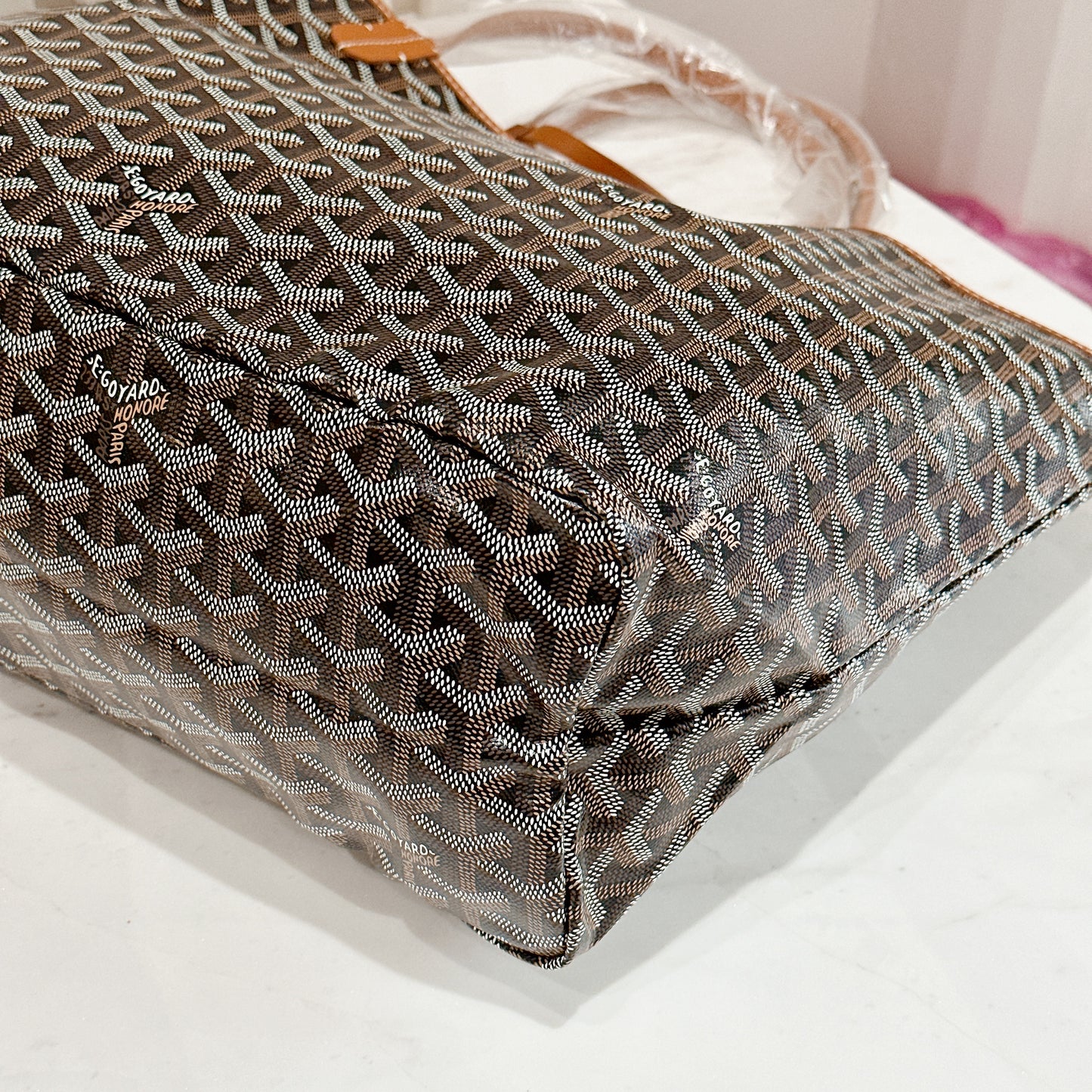 Goyard St Louis in Tan