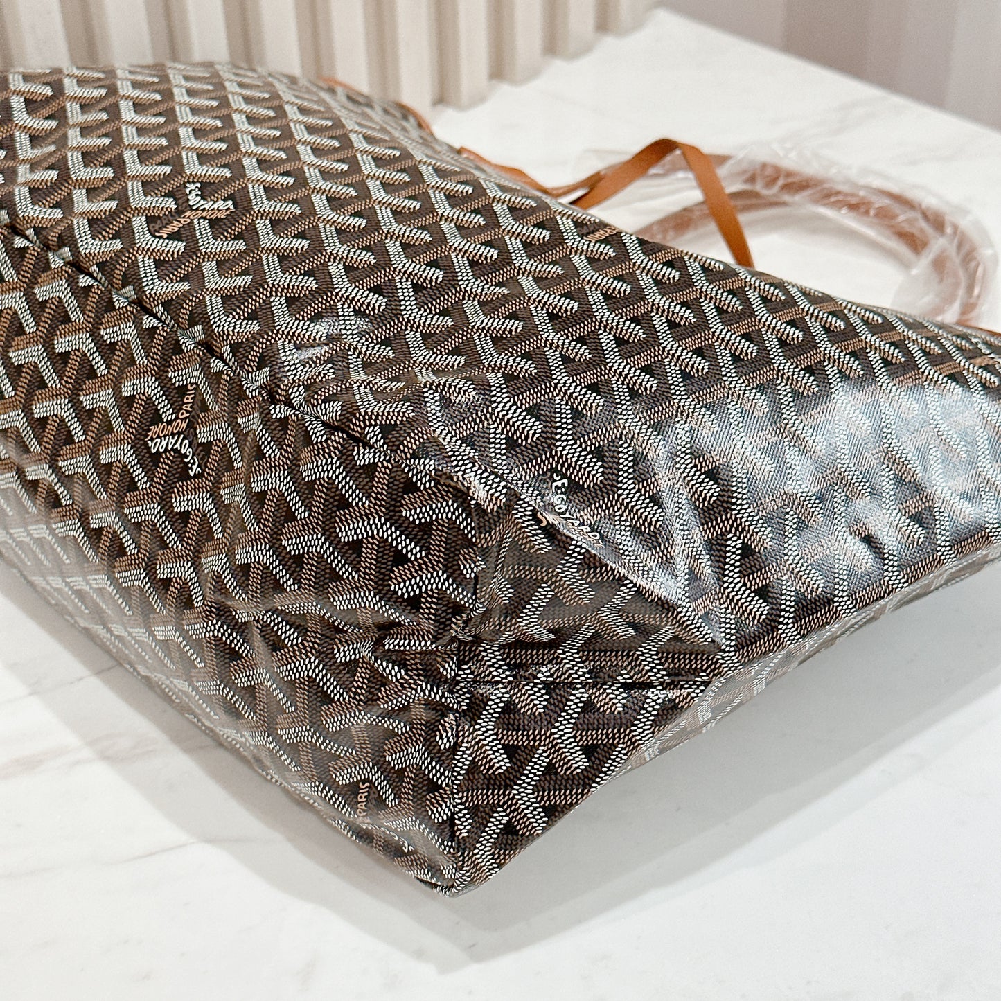 Goyard St Louis in Tan