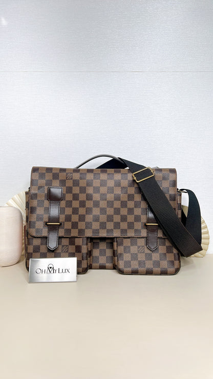 LV Damier Ebene Broadway Messenger Bag