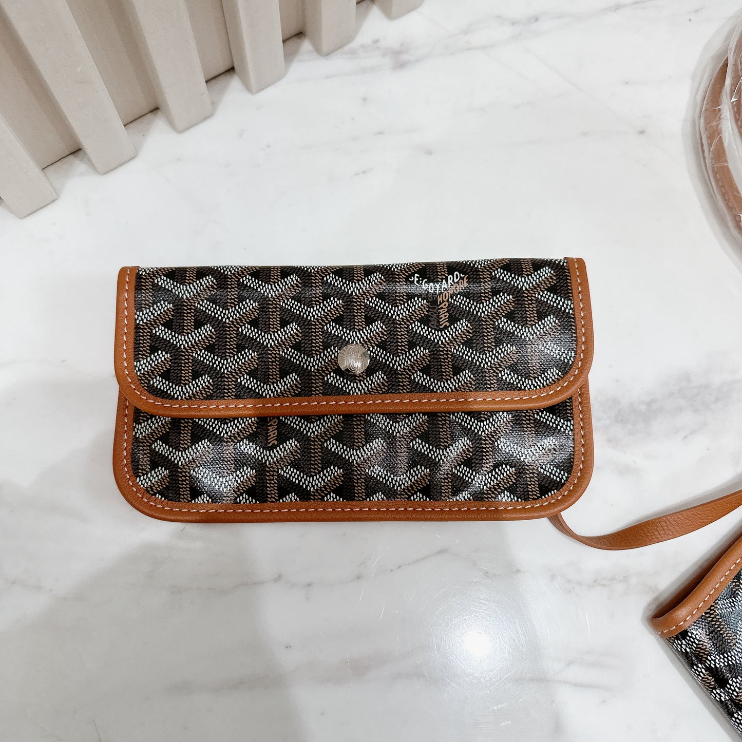Goyard St Louis in Tan