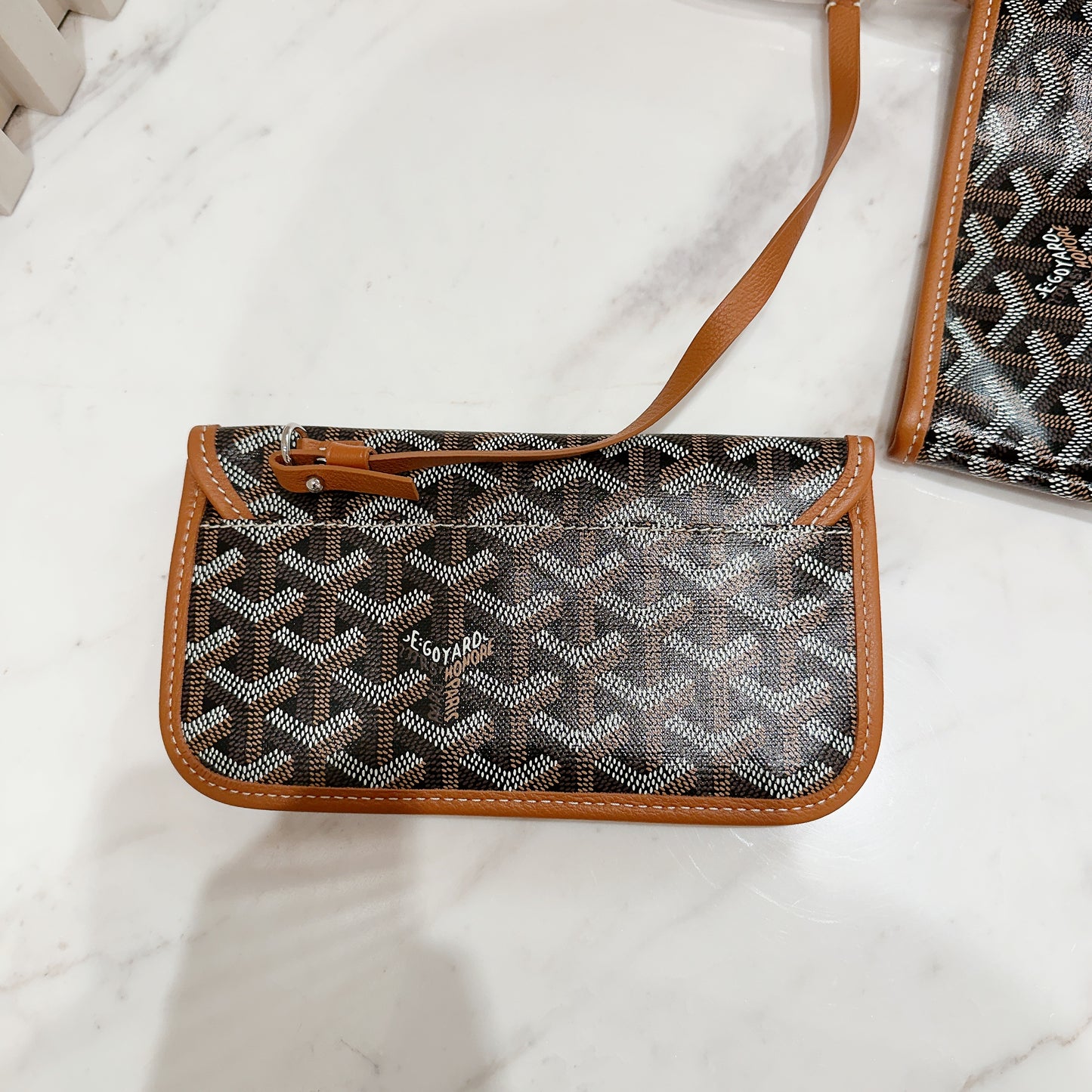 Goyard St Louis in Tan