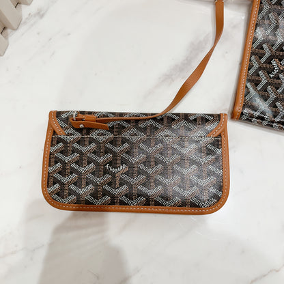 Goyard St Louis in Tan