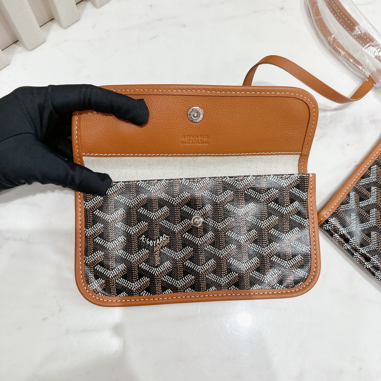 Goyard St Louis in Tan