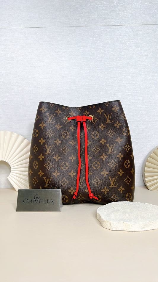 LV Neo Noe MM in Red