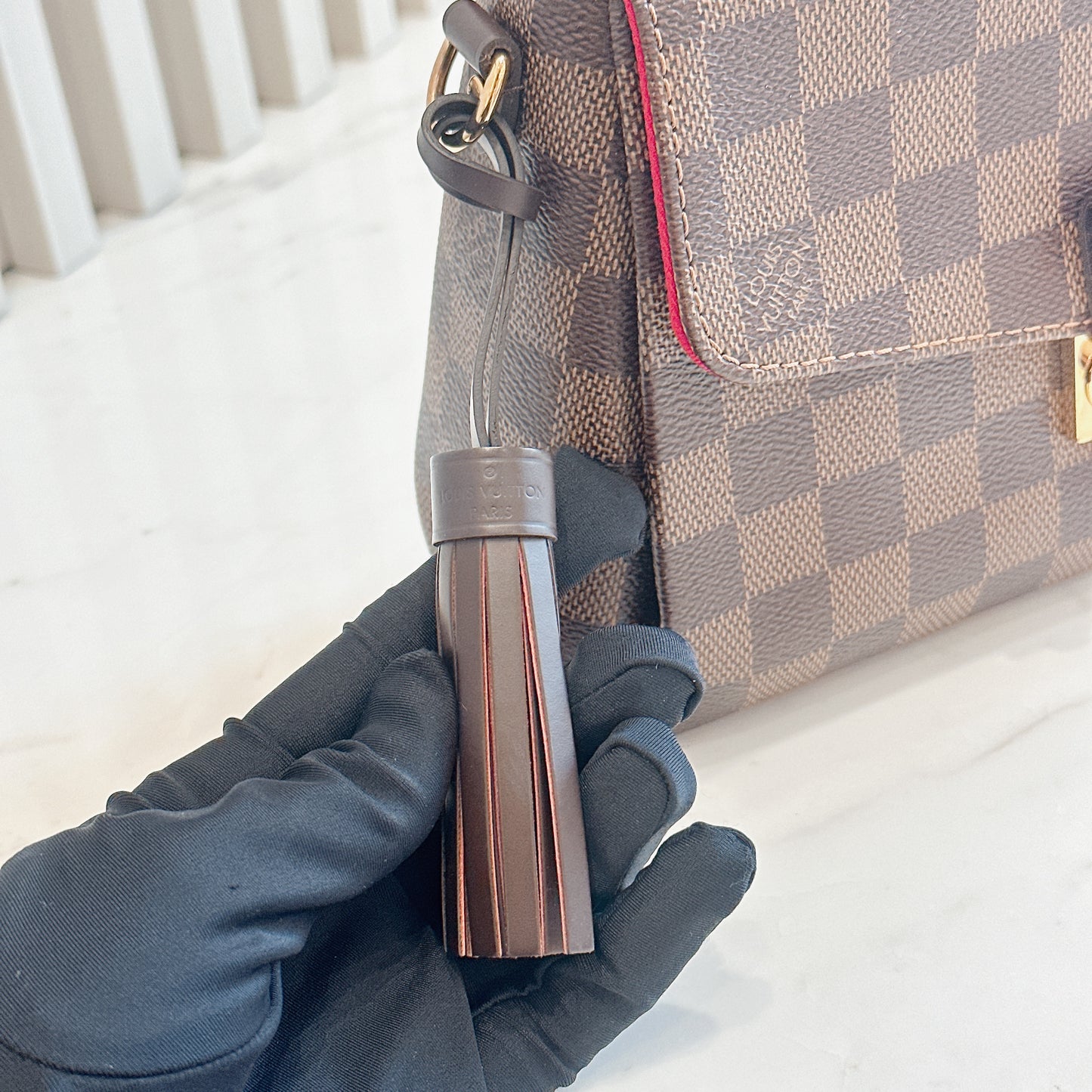 LV Damier Ebene Croisette