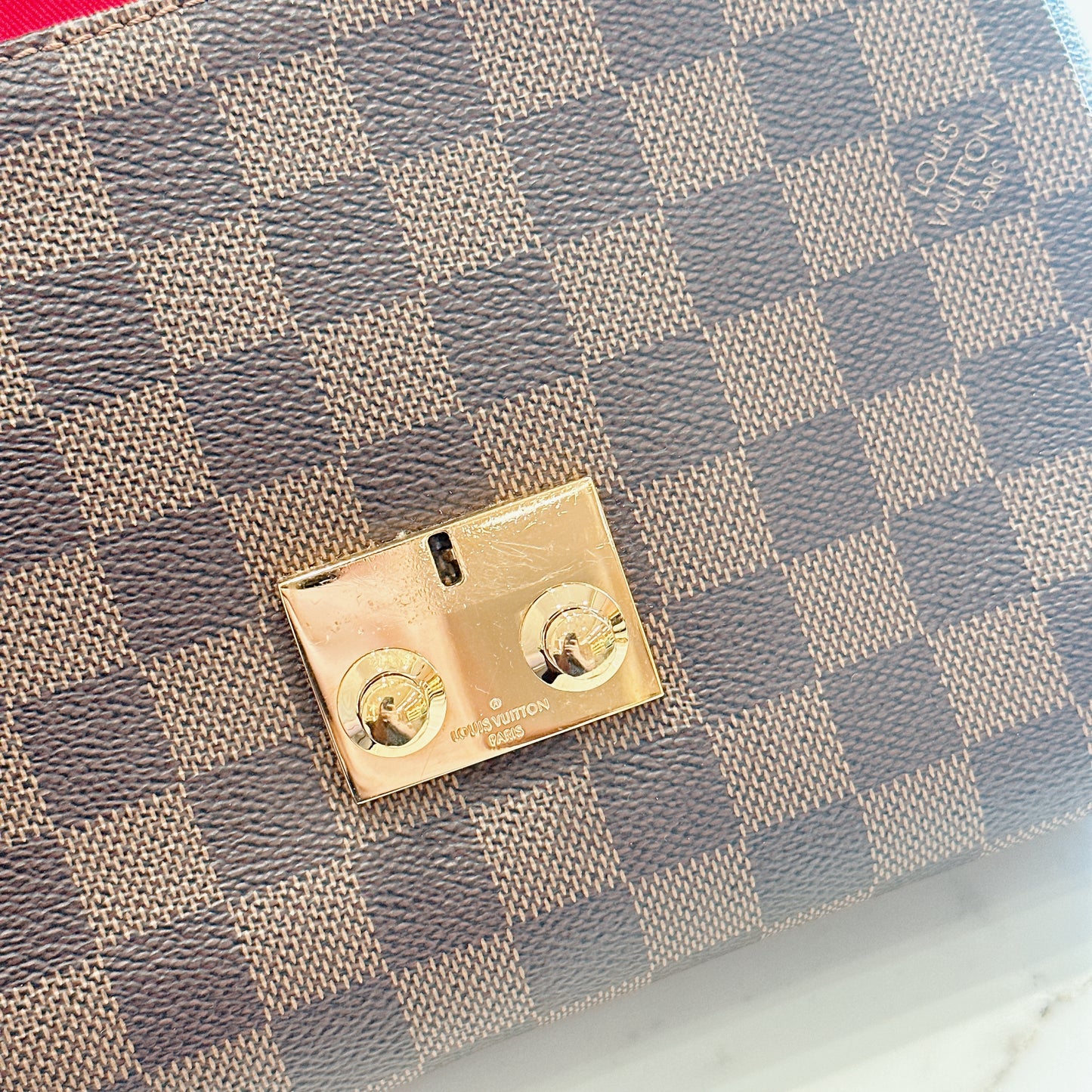 LV Damier Ebene Croisette