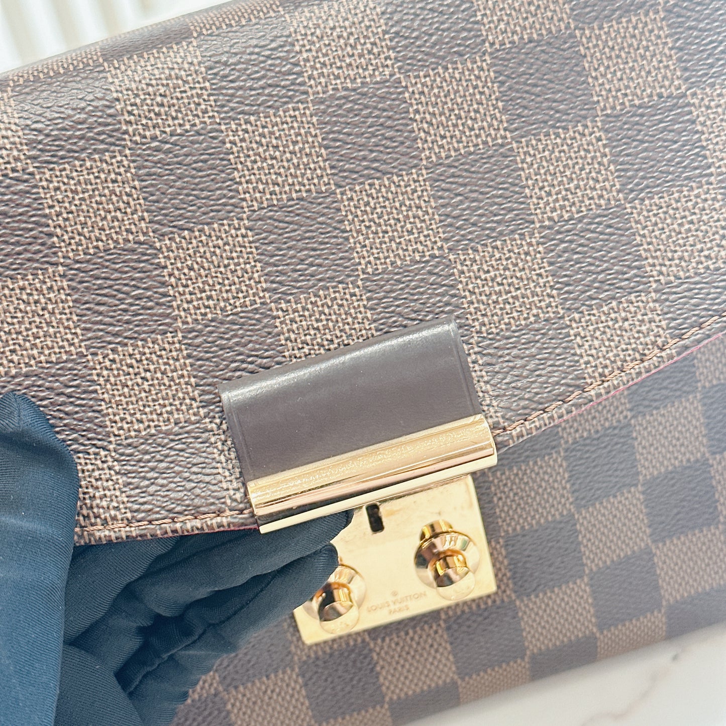 LV Damier Ebene Croisette