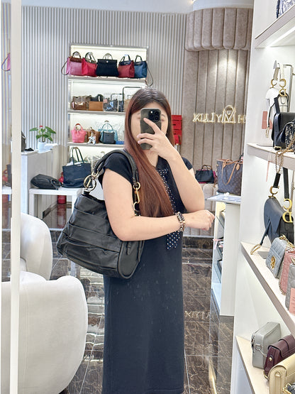 Dior Libertine Hobo in Black Lambskin