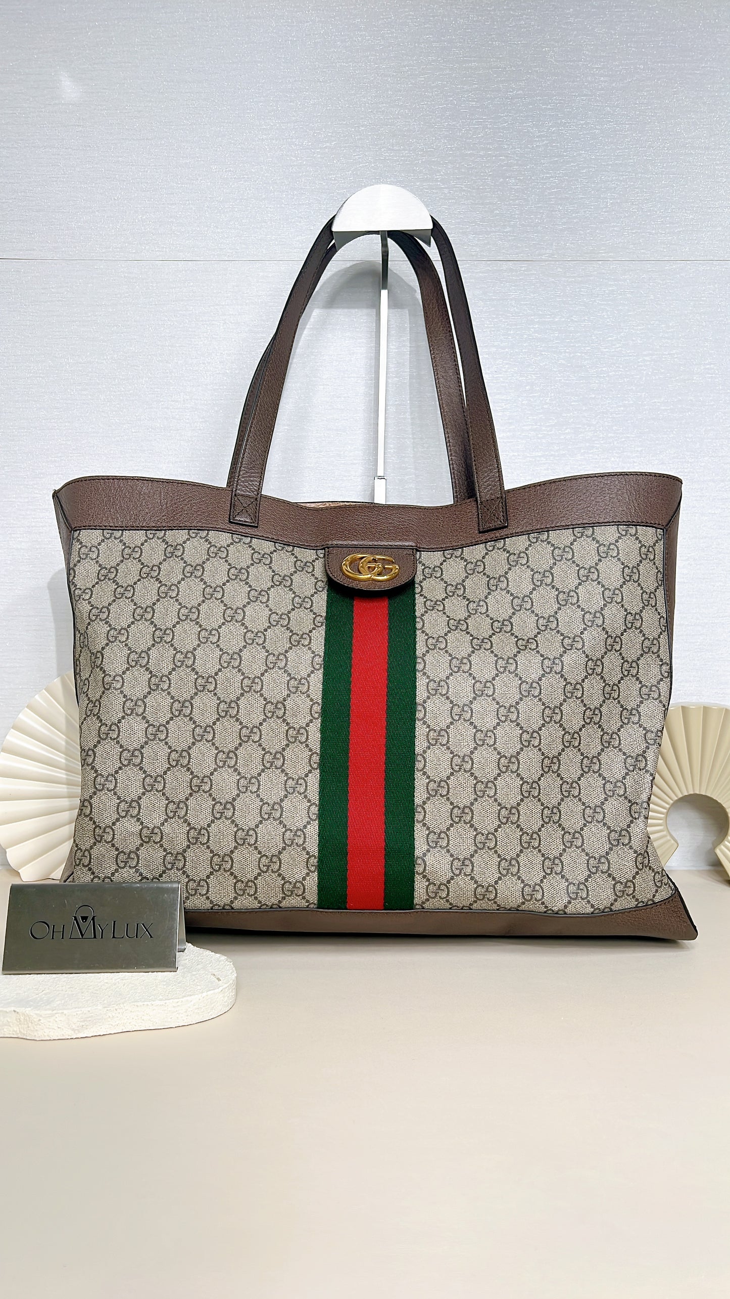 Gucci GG Supreme Ophidia Medium Soft Tote