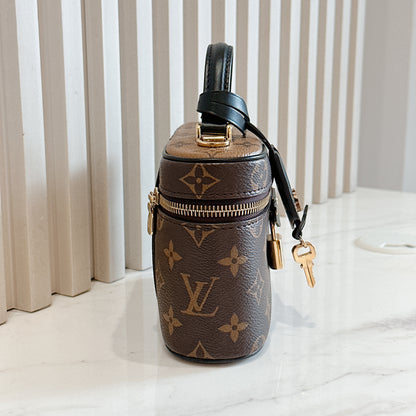 LV Monogram Reverse Vanity Chain Pouch