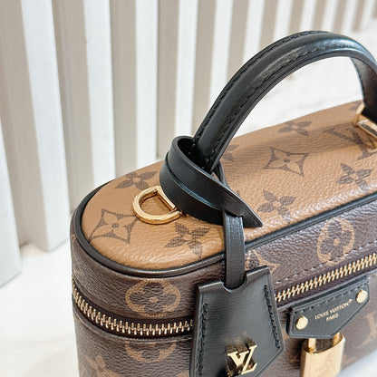 LV Monogram Reverse Vanity Chain Pouch