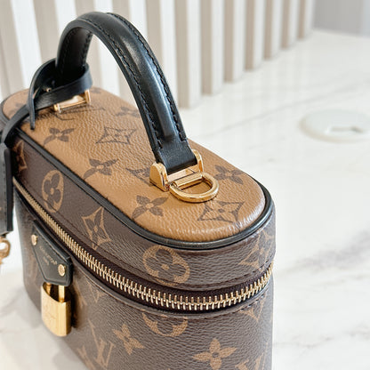 LV Monogram Reverse Vanity Chain Pouch