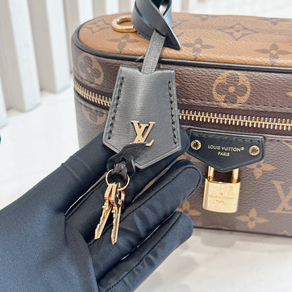 LV Monogram Reverse Vanity Chain Pouch