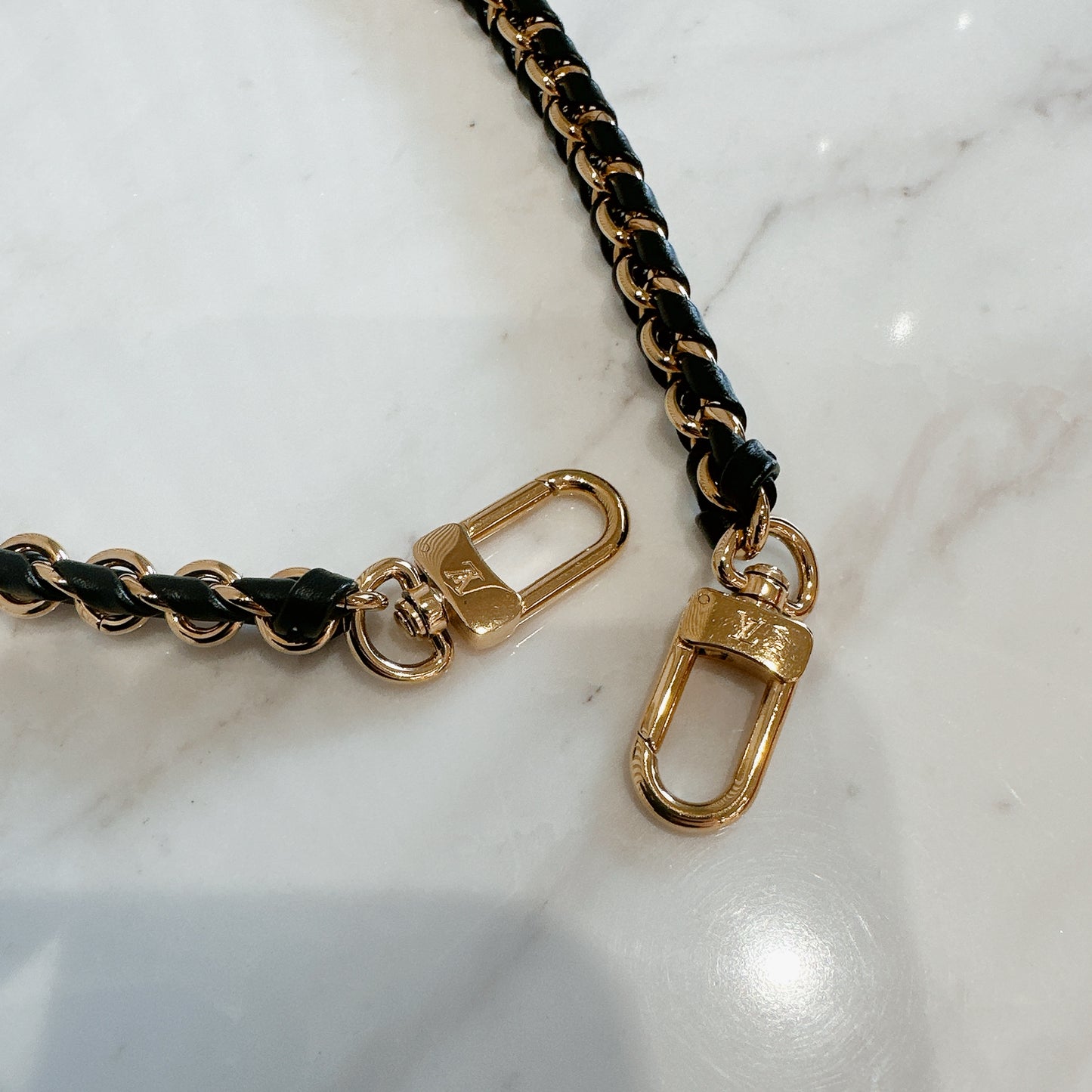 LV Monogram Reverse Vanity Chain Pouch