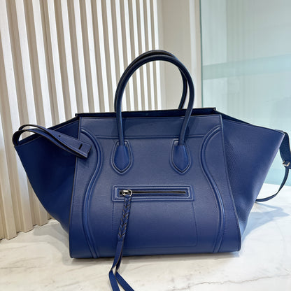Celine Phantom Luggage Tote in Blue