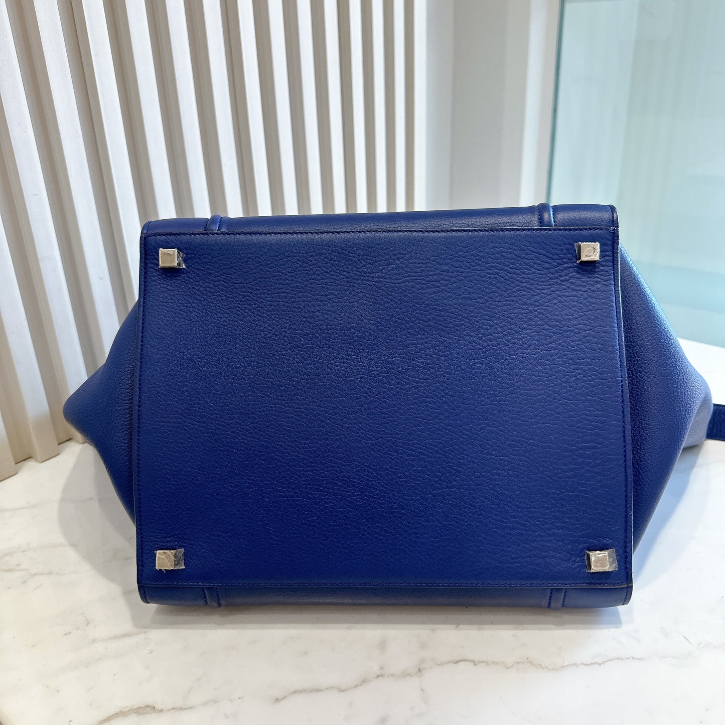 Celine Phantom Luggage Tote in Blue