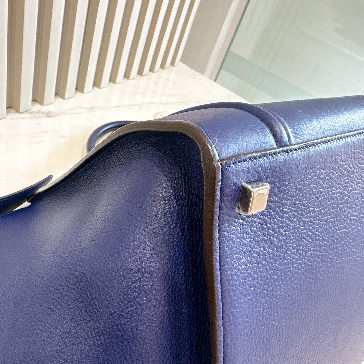 Celine Phantom Luggage Tote in Blue