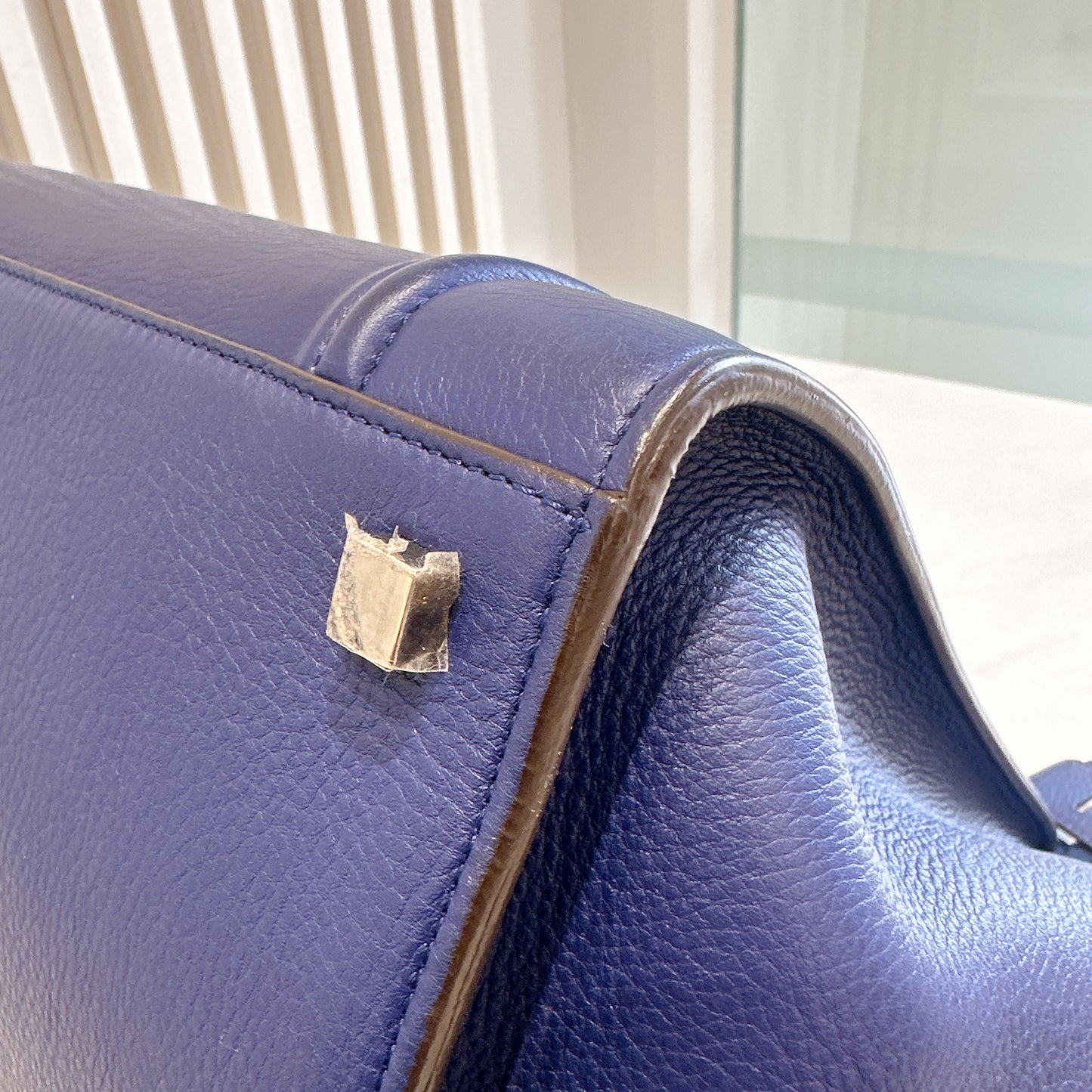 Celine Phantom Luggage Tote in Blue