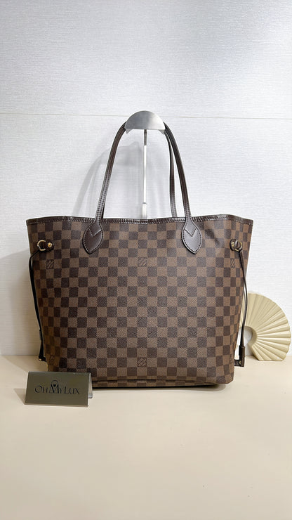 LV Damier Ebene Neverfull MM