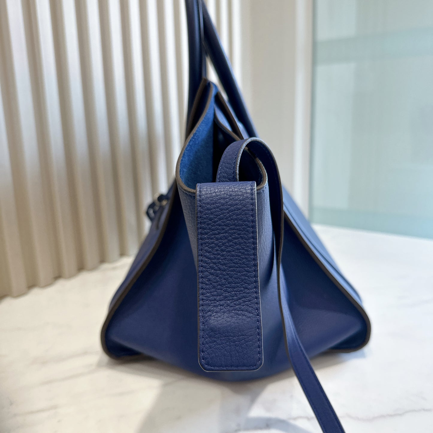 Celine Phantom Luggage Tote in Blue