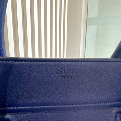 Celine Phantom Luggage Tote in Blue