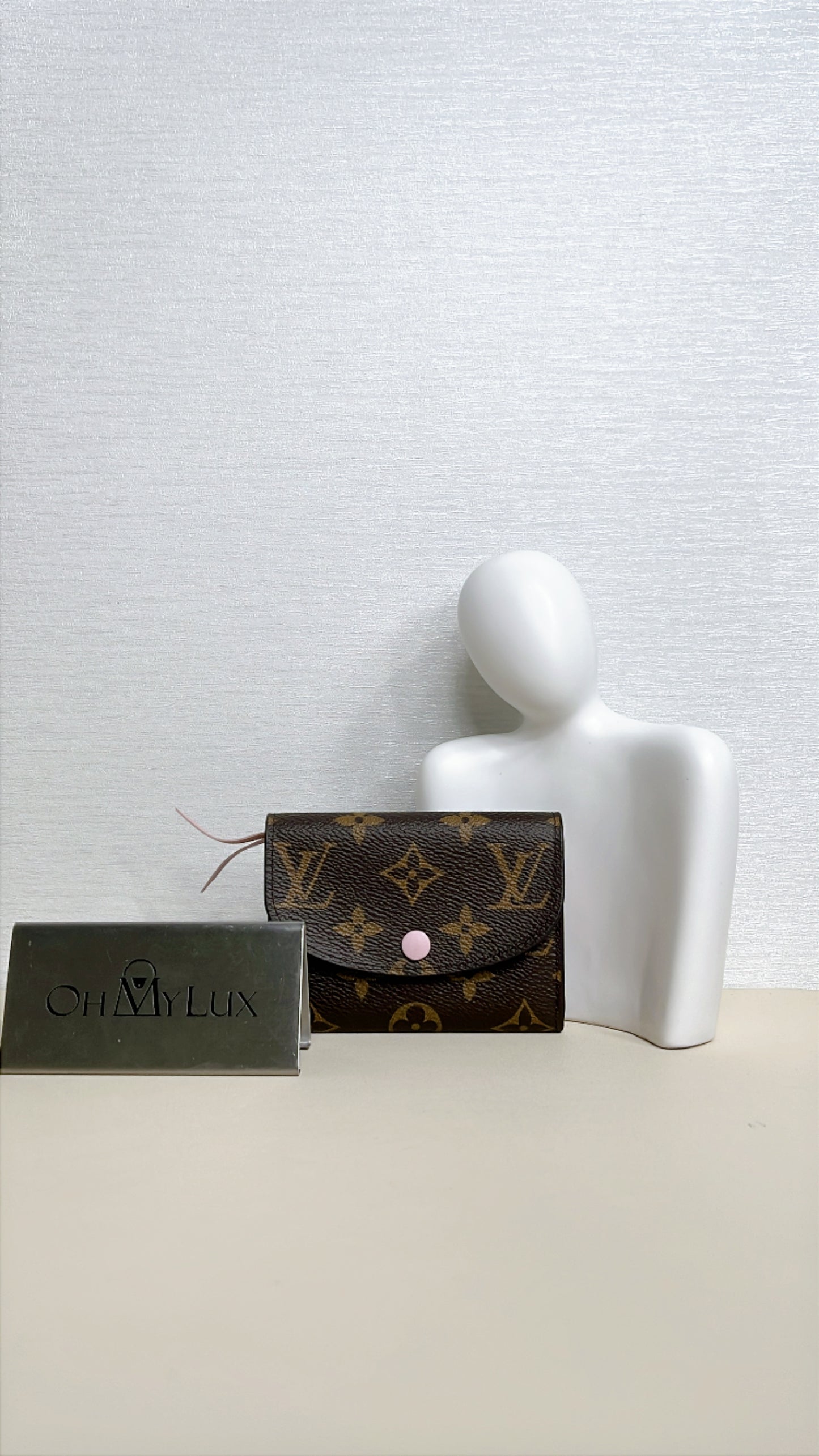 LV Monogram Rosalie Coin Purse in Pink