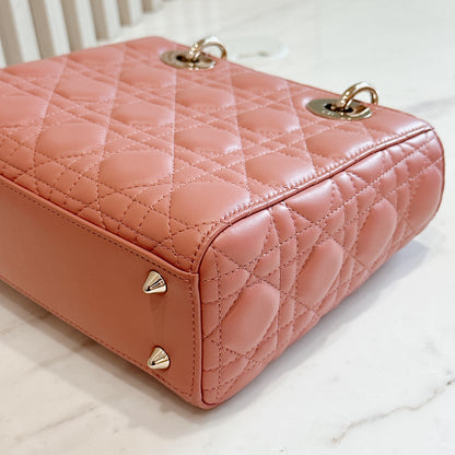 Lady Dior Small in Powder Pink Enamel Charms